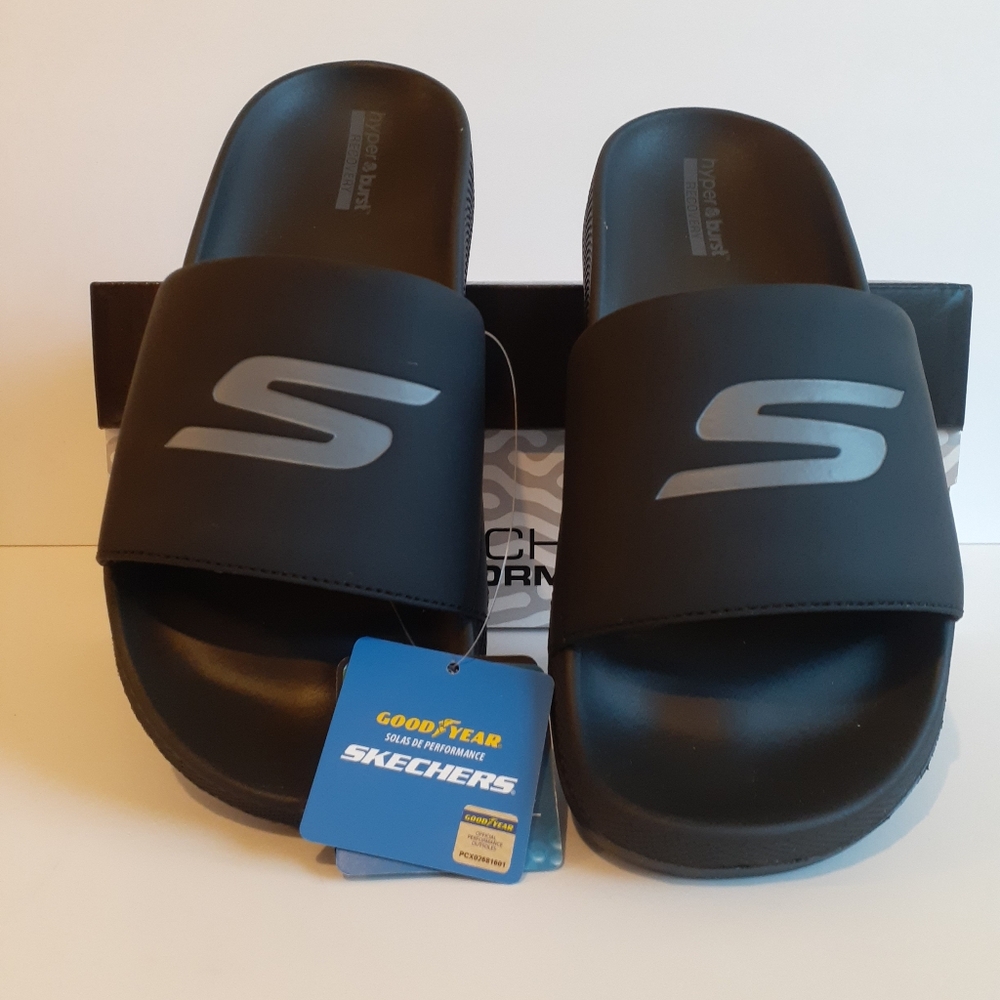 NEW!Skechers Women's Hyper Burst Slide Sandals